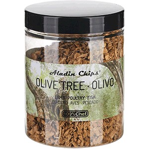 картинка Щепа д/окуривателя в банке «Аладин оливковое дерево» 80 г (07010913) 100% Chef от интернет-магазина Posuda-bar