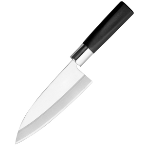 картинка Нож кухонный «Токио» односторонняя заточк; сталь нерж., пластик; L=285/150, B=47мм (04072475) Sekiryu от интернет-магазина Posuda-bar
