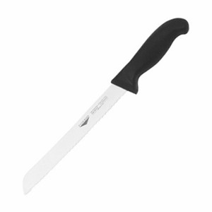 картинка Нож д/хлеба; сталь нерж., полипроп.; L=345/210, B=25мм; черный, металлич. (04070510) Paderno от интернет-магазина Posuda-bar