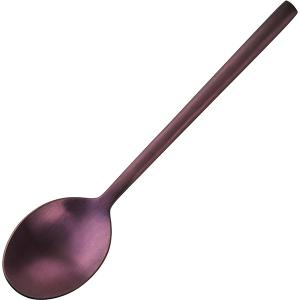 картинка Ложка столовая «Саппоро бэйсик»; сталь нерж.; L=19, 7см; фиолет., матовый (03112874) Kunstwerk от интернет-магазина Posuda-bar