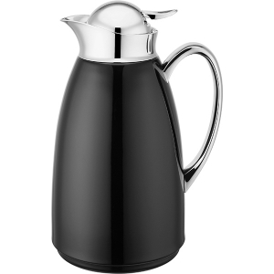 картинка Кофейник-термос; сталь нерж., стекло; 1л; H=27см; черный, серебрян. (03160701) Sunnex от интернет-магазина Posuda-bar