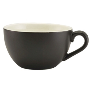 картинка Чашка «Матт Блэк»; фарфор; 175мл; черный (03141258) Genware от интернет-магазина Posuda-bar