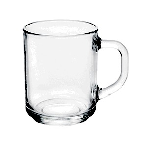 картинка Кружка «Зеленый чай»; стекло; 200мл; D=102, H=90мм; прозр. (03140476) Osz от интернет-магазина Posuda-bar