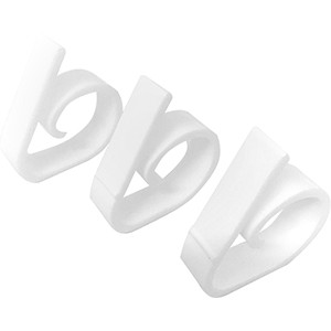 картинка Клипса д/стола[40шт]; пластик; белый (02120523) MAK от интернет-магазина Posuda-bar