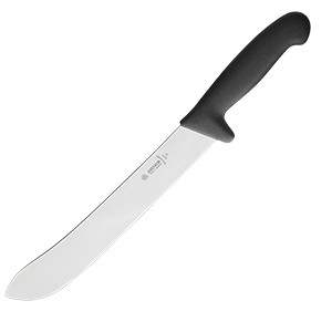 картинка Нож д/нарезки мяса; L=425/295, B=35мм; черный, металлич. (04071861) Matfer от интернет-магазина Posuda-bar