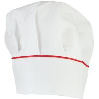 картинка Колпак поварской с окант. «Гриб»; хлопок; белый, красный (04142755) POV от интернет-магазина Posuda-bar