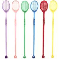 картинка Мешалка «Теннисная ракетка» L=19см[50шт]; пластик; H=21, L=8, B=6см; разноцветн. (06011501) Ims от интернет-магазина Posuda-bar
