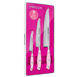 картинка Набор поварских ножей[3шт]; сталь нерж., полиоксиметилен (04071340) Arcos от интернет-магазина Posuda-bar