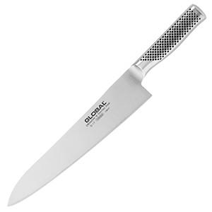 картинка Нож кухонный «Глобал»; сталь нерж.; L=27см; металлич. (04071894) Matfer от интернет-магазина Posuda-bar