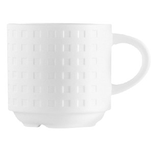 картинка Чашка чайная «Сатиник»; фарфор; 180мл; D=78, H=55, L=100мм; белый (03140638) Chef&sommelier от интернет-магазина Posuda-bar