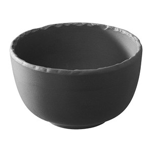 картинка Салатник «Базальт»; керамика; 80мл; D=75, H=45мм; черный (03030586) Revol от интернет-магазина Posuda-bar