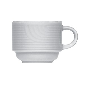 картинка Чашка кофейная «Карат»; фарфор; 90мл; D=6, H=5, L=8см; белый (03130554) Bauscher от интернет-магазина Posuda-bar