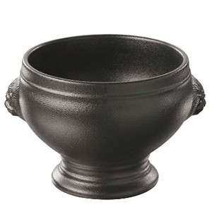 картинка Бульон. чашка «Лион»; фарфор; 350мл; D=115, H=88мм; черный (03120448) Revol от интернет-магазина Posuda-bar