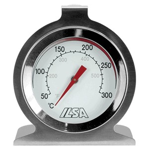 картинка Термометр д/духовки ( +50° +300° C); сталь; D=60, B=15мм; металлич. (04142312) Ilsa от интернет-магазина Posuda-bar