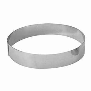 картинка Кольцо кондитерское; сталь нерж.; D=280, H=45мм; металлич. (04144689) Matfer от интернет-магазина Posuda-bar