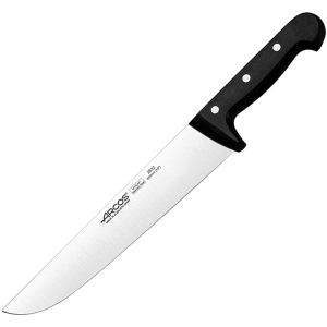 картинка Нож д/мяса «Универсал»; сталь нерж., полиоксиметилен; L=385/250, B=53мм; черный, металлич. (04072017) Arcos от интернет-магазина Posuda-bar