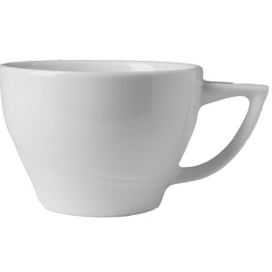 картинка Чашка чайная «Атлантис»; фарфор; 200мл; D=100, H=70, L=135, B=100мм; белый (03140540) Lilien Austria от интернет-магазина Posuda-bar