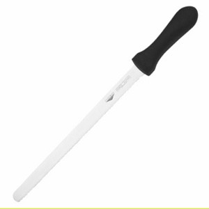 картинка Нож кондитерский; сталь, пластик; L=43/30, B=2см; черный, металлич. (04070514) Paderno от интернет-магазина Posuda-bar