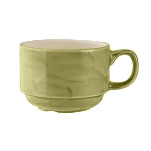 картинка Чашка чайная «Феннель»; фарфор; 200мл; D=8, H=6, L=11см; зелен., бежев. (03140653) Steelite от интернет-магазина Posuda-bar