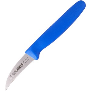 картинка Нож д/фигурной нарезки; сталь, пластик; L=60, B=14мм; синий (04071746) Matfer от интернет-магазина Posuda-bar