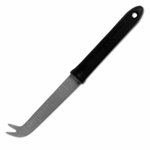 картинка Нож д/сыра «Тутти»; сталь нерж., пластик; L=220/105, B=13мм; черный, металлич. (02060117) Ilsa от интернет-магазина Posuda-bar