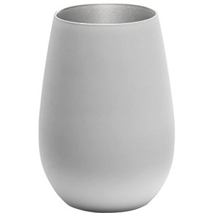 картинка Хайбол «Олимпик»; хр.стекло; 465мл; D=85, H=120мм; белый, серебрян. (01011043) Stoelzle от интернет-магазина Posuda-bar