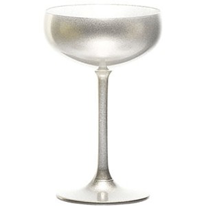 картинка Шампан. -блюдце «Олимпик»; хр.стекло; 230мл; D=95, H=147мм; серебрян. (01060594) Stoelzle от интернет-магазина Posuda-bar