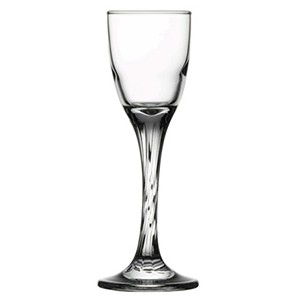 картинка Рюмка «Твист»; стекло; 55мл; D=47, H=150мм; прозр. (01070735) Pasabahce от интернет-магазина Posuda-bar
