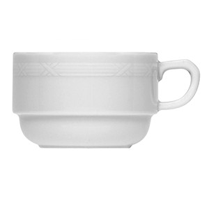 картинка Чашка чайная «Штутгарт»; фарфор; 180мл; белый (03140773) Bauscher от интернет-магазина Posuda-bar