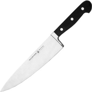 картинка Нож поварской «Глория Люкс»; сталь; L=335/210, B=45мм; черный, металлич. (04070830) Felix от интернет-магазина Posuda-bar