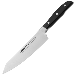 картинка Нож поварской «Манхэттен»; сталь нерж., полиоксиметилен; L=33/19см; металлич., черный (04072496) Arcos от интернет-магазина Posuda-bar