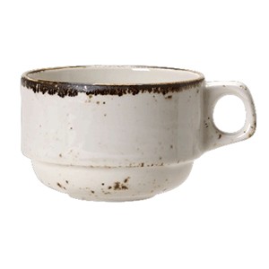 картинка Чашка чайная «Крафт»; фарфор; 225мл; D=8, H=6, L=11см; белый (03140109) Steelite от интернет-магазина Posuda-bar