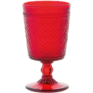 картинка Бокал д/вина «Глория»; стекло; 270мл; красный (01051326) Tognana от интернет-магазина Posuda-bar