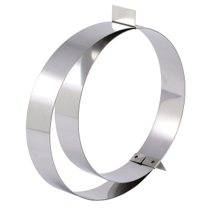 картинка Кольцо раздвижное; сталь нерж.; D=18/36, H=5см; металлич. (04144534) Matfer от интернет-магазина Posuda-bar
