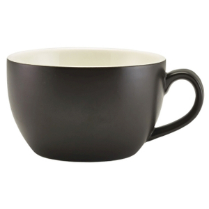 картинка Чашка «Матт Блэк»; фарфор; 250мл; черный (03141259) Genware от интернет-магазина Posuda-bar