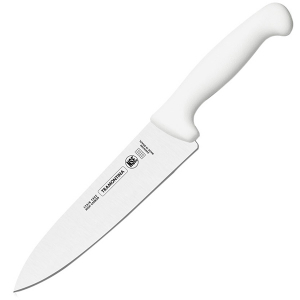 картинка Нож д/мяса; сталь нерж., пластик; L=20см; металлич., белый (04072068) Tramontina от интернет-магазина Posuda-bar
