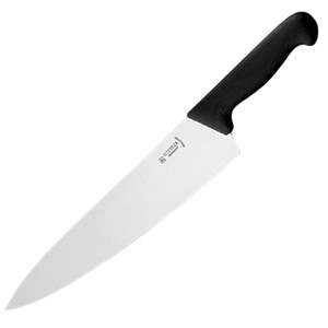картинка Нож поварской «Шефс»; сталь нерж., пластик; L=43/30, B=6см; зелен. (04071835) Matfer от интернет-магазина Posuda-bar