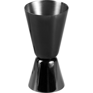 картинка Джиггер 25/50мл; сталь нерж., никель; H=8см; черный (02040140) Probar от интернет-магазина Posuda-bar