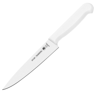 картинка Нож д/мяса; сталь нерж., пластик; L=25см; металлич., белый (04072069) Tramontina от интернет-магазина Posuda-bar