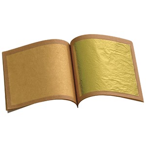 картинка Золото пищевое(25листов); L=8, B=8см (04144308) Matfer от интернет-магазина Posuda-bar