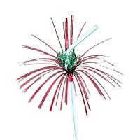 картинка Трубочки «Пальма с цветочком» L=24см[50шт]; пластик; D=5, H=250, L=240, B=30мм; разноцветн. (06040402) Ims от интернет-магазина Posuda-bar
