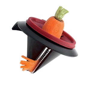 картинка Нож д/декор. нарезки овощей; сталь нерж., пластик; D=10см; металлич., черный (04071765) Matfer от интернет-магазина Posuda-bar