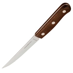 картинка Нож д/стейка; сталь нерж., дерево; L=115/215, B=16мм (03112164) Sunnex от интернет-магазина Posuda-bar