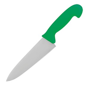 картинка Нож поварской; сталь; L=395/265, B=45мм; зелен., металлич. (04070864) Felix от интернет-магазина Posuda-bar