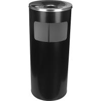 картинка Урна-пепельница; сталь оцинк.; D=23, H=60см; черный (08010311) TIT от интернет-магазина Posuda-bar