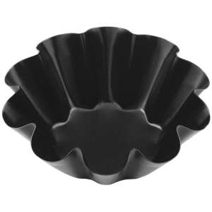 картинка Форма д/выпечки бриошей; сталь, антиприг.покр.; D=100, H=34мм; черный (04147336) Paderno от интернет-магазина Posuda-bar