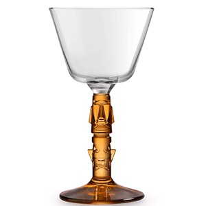 картинка Бокал д/вина «Тики»; стекло; 200мл; D=90, H=163мм; прозр., амбер (01051163) Royal Leerdam от интернет-магазина Posuda-bar