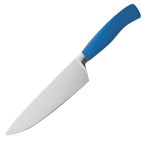картинка Нож поварской; сталь, пластик; L=365/230, B=50мм; синий, металлич. (04071295) Felix от интернет-магазина Posuda-bar