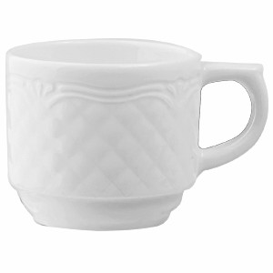картинка Чашка кофейная «Афродита»; фарфор; 100мл; D=6, H=5, L=8см; белый (03130245) Lubiana от интернет-магазина Posuda-bar