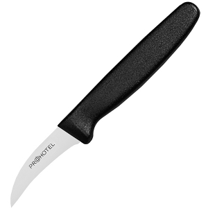 картинка Нож д/фигурной нарезки «Проотель»; сталь нерж., пластик; L=160/160, B=13мм; черный, металлич. (04071797) Prohotel от интернет-магазина Posuda-bar